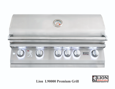 Lion L90000 40-Inch Stainless Steel Built-In Natural Gas Grill