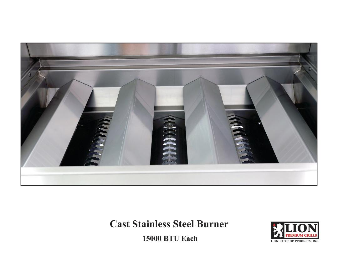 Lion L90000 40-Inch Stainless Steel Built-In Natural Gas Grill